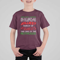 Funny Christmas Movie T Shirt For Kid Jolliest Bunch of Assholes This Side of The Nuthouse Xmas Vacation - Wonder Print Shop