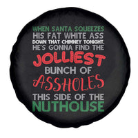 Funny Xmas Movie Spare Tire Cover Jolliest Bunch of Assholes This Side of The Nuthouse Xmas Vacation