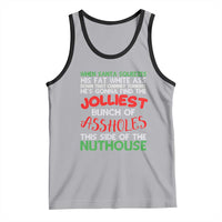 Funny Christmas Movie Tank Top Jolliest Bunch of Assholes This Side of The Nuthouse Xmas Vacation