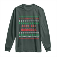 Pass The Gabagool Christmas Long Sleeve Shirt Funny Italy Xmas Italian French Pork Lover Ugly Sweater