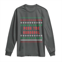 Pass The Gabagool Christmas Long Sleeve Shirt Funny Italy Xmas Italian French Pork Lover Ugly Sweater