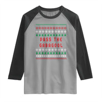 Pass The Gabagool Christmas Raglan Shirt Funny Italy Xmas Italian French Pork Lover Ugly Sweater
