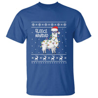 Funny Llama Christmas T Shirt Fleece Navidad Feliz Merry Xmas Ugly Sweater - Wonder Print Shop
