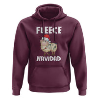 Funny Christmas Sheep Hoodie Fleece Navidad Feliz Spanish Merry Xmas