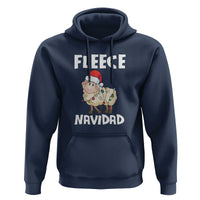 Funny Christmas Sheep Hoodie Fleece Navidad Feliz Spanish Merry Xmas