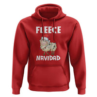 Funny Christmas Sheep Hoodie Fleece Navidad Feliz Spanish Merry Xmas