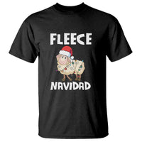 Funny Christmas Sheep T Shirt Fleece Navidad Feliz Spanish Merry Xmas - Wonder Print Shop