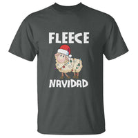 Funny Christmas Sheep T Shirt Fleece Navidad Feliz Spanish Merry Xmas - Wonder Print Shop