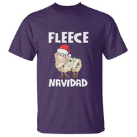 Funny Christmas Sheep T Shirt Fleece Navidad Feliz Spanish Merry Xmas - Wonder Print Shop