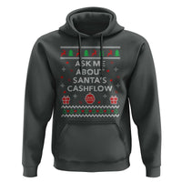 Funny Christmas Accountant Hoodie Ask Me About Santas Cash Flow Ugly Sweater