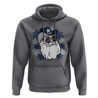 Cowboy Santa Christmas Hoodie Cool Retro Dallas Football Fans Funny Holiday Gift - Wonder Print Shop