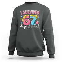 I Survived 67 Days of School Sweatshirt Cute 6 7 Six Seven Chaos Survivor for Students Teachers - Wonder Print Shop