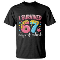 I Survived 67 Days of School T Shirt Cute 6 7 Six Seven Chaos Survivor for Students Teachers - Wonder Print Shop