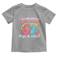 I Survived 67 Days of School Toddler T Shirt Cute 6 7 Six Seven Chaos Survivor for Students Teachers - Wonder Print Shop