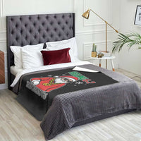 Feeling 67 This Christmas Throw Blanket Funny Cool Santa Six Seven Meme Holiday - Wonder Print Shop