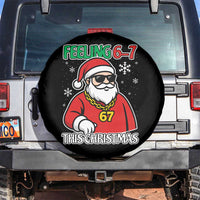 Feeling 67 This Christmas Spare Tire Cover Funny Cool Santa Six Seven Meme Holiday - Wonder Print Shop