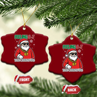 Feeling 67 This Christmas Ceramic Ornament Funny Cool Santa Six Seven Meme Holiday - Wonder Print Shop