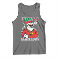 Feeling 67 This Christmas Tank Top Funny Cool Santa Six Seven Meme Holiday - Wonder Print Shop