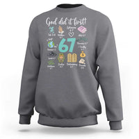 God Did It First 6 7 Sweatshirt Funny Christian Bible Verse Meme 67 References - Wonder Print Shop