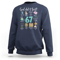 God Did It First 6 7 Sweatshirt Funny Christian Bible Verse Meme 67 References - Wonder Print Shop