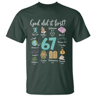 God Did It First 6 7 T Shirt Funny Christian Bible Verse Meme 67 References - Wonder Print Shop