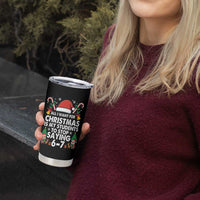 Funny Anti Six Seven Teacher Christmas Tumbler Cup My Students To Stop Saying 67 Santa Hat Candy Canes - Wonder Print Shop