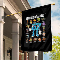 Italian Brainrot 67 Meme Garden Flag Funny Six Seven Absurdist Viral Chaoscore Internet Humor Addicts - Wonder Print Shop
