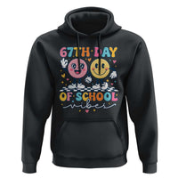 67th Day of School Vibes Hoodie Cute Retro Smiling Face for Students & Teachers - Wonder Print Shop