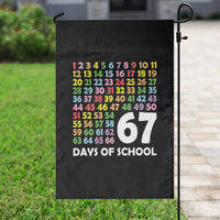 67 Days of School Garden Flag Colorful Countdown Grid Milestone Classroom Fun - Wonder Print Shop