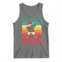 Six Seven Bruh Christmas Dabbing Tank Top Funny 67 Meme Retro Santa Kid Vibes - Wonder Print Shop