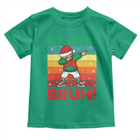 Six Seven Bruh Christmas Dabbing Toddler T Shirt Funny 67 Meme Retro Santa Kid Vibes - Wonder Print Shop