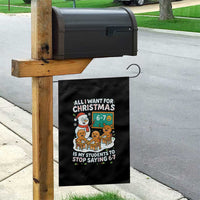 Gingerbread Classroom 67 Meme Garden Flag Funny Christmas Teacher My Students To Stop Saying Six Seven - Wonder Print Shop