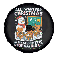 Gingerbread Classroom 67 Meme Spare Tire Cover Funny Christmas Teacher My Students To Stop Saying Six Seven - Wonder Print Shop