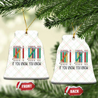 Funny 6 7 Pencil Humor Ceramic Ornament If You Know You Know Six Seven Joke - Wonder Print Shop