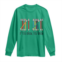 Funny 6 7 Pencil Humor Long Sleeve Shirt If You Know You Know Six Seven Joke - Wonder Print Shop