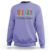 Funny 6 7 Pencil Humor Sweatshirt If You Know You Know Six Seven Joke - Wonder Print Shop
