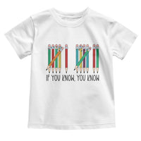 Funny 6 7 Pencil Humor Toddler T Shirt If You Know You Know Six Seven Joke - Wonder Print Shop