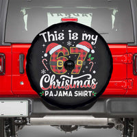 This Is My 67 Christmas Pajama Spare Tire Cover Funny Six Seven Buffalo Plaid Sleep Shirt Hot Xmas - Wonder Print Shop