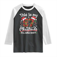 This Is My 67 Christmas Pajama Raglan Shirt Funny Six Seven Buffalo Plaid Sleep Shirt Hot Xmas - Wonder Print Shop