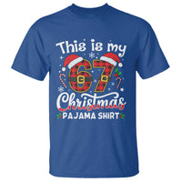 This Is My 67 Christmas Pajama T Shirt Funny Six Seven Buffalo Plaid Sleep Shirt Hot Xmas - Wonder Print Shop