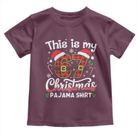 This Is My 67 Christmas Pajama Toddler T Shirt Funny Six Seven Buffalo Plaid Sleep Shirt Hot Xmas - Wonder Print Shop