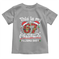 This Is My 67 Christmas Pajama Toddler T Shirt Funny Six Seven Buffalo Plaid Sleep Shirt Hot Xmas - Wonder Print Shop
