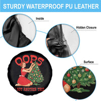 Funny Retro Christmas Pinup Girl Spare Tire Cover Oops I Got Another Tree Vintage Pin Up Style Holiday Humor - Wonder Print Shop