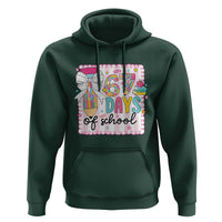67 Days of School Hoodie Six Seven Cute Girly Pencil and Bow for Students Teachers - Wonder Print Shop