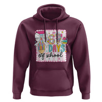 67 Days of School Hoodie Six Seven Cute Girly Pencil and Bow for Students Teachers - Wonder Print Shop