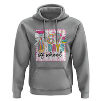 67 Days of School Hoodie Six Seven Cute Girly Pencil and Bow for Students Teachers - Wonder Print Shop