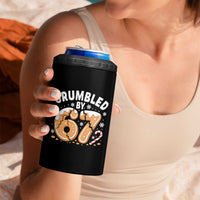 Crumbled by 67 4 in 1 Can Cooler Tumbler Funny Gingerbread Christmas Meme Cookie Chaos - Wonder Print Shop