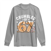 Crumbled by 67 Long Sleeve Shirt Funny Gingerbread Christmas Meme Cookie Chaos - Wonder Print Shop