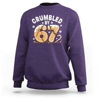 Crumbled by 67 Sweatshirt Funny Gingerbread Christmas Meme Cookie Chaos - Wonder Print Shop