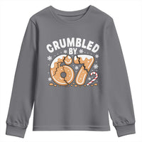 Crumbled by 67 Youth Sweatshirt Funny Gingerbread Christmas Meme Cookie Chaos - Wonder Print Shop